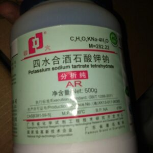 Kaly sodium tartrate tetrahydrate (C4H4O6KNa.4H2O)