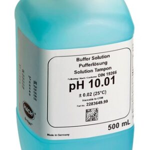 Dung dịch đệm, pH 10.01, Xanh lam có mã màu, 500 mL