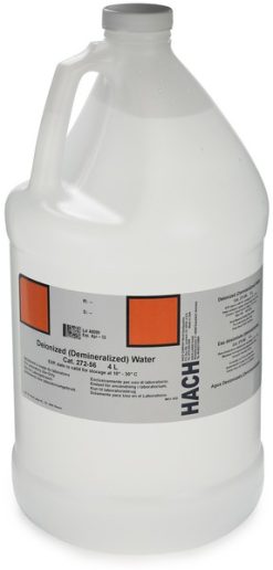Nước, khử ion và khử khoáng, 4 L